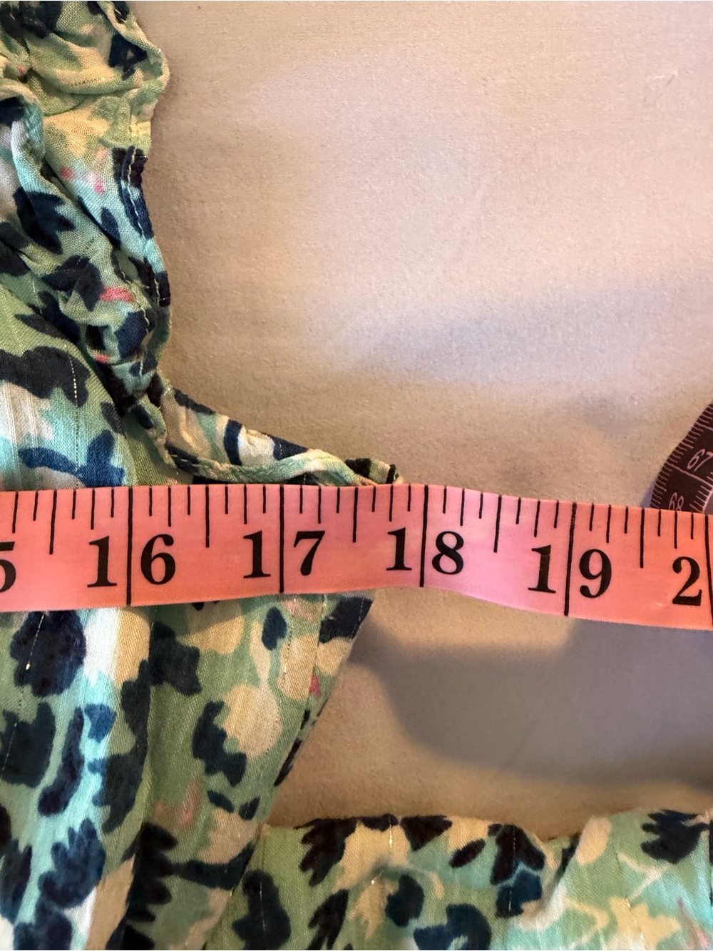 LOFT Mint Green Floral-Accent Top - Picture 6 of 9